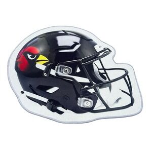 Arizona Cardinals NFL Football Helmet Logo Graphic Round Rug Mat